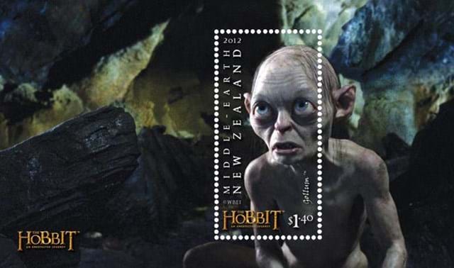 The Hobbit Presentation Pack Gollum stamp