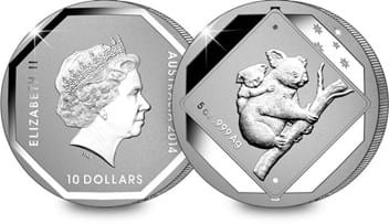 Australia 2014 5oz Silver Koala Road Sign Coin (2)
