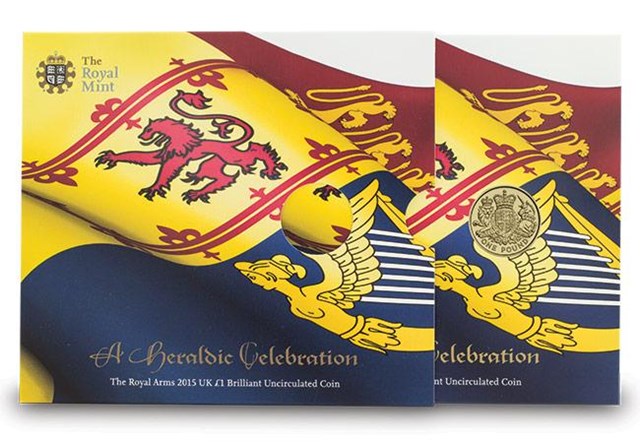 173M Commemorative £1 Royal Arms Design (1)
