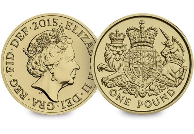 173M Commemorative £1 Royal Arms Design