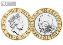 This Brilliant Uncirculated 50p was released as part of a set paying tribute to the work of William Shakespeare