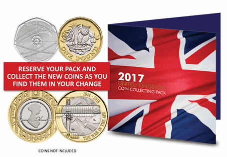 The 2017 Commemorative Coin Collecting Pack has space to fit the 3 new commemorative coins that will be issued in 2017.
