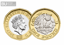 This significant commemorative £1 coin marks the release of the 12-sided £1 coin in the UK. This £1 has been protectively encapsulated and Certified as superior Brilliant Uncirculated quality.