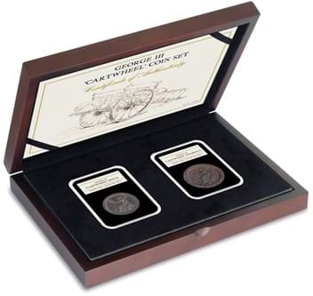 1797 George III 'Cartwheel' Coin Set in box