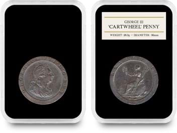 1797 George III 'Cartwheel' Coin Set both sides