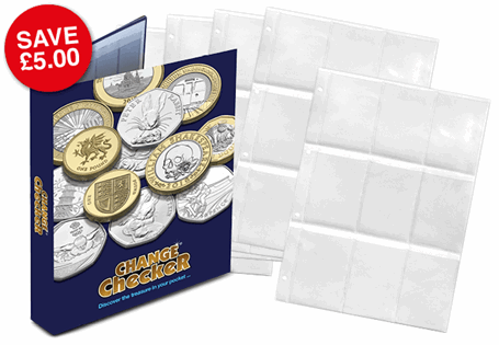 The Change Checker Plus Album and Page set includes 5 x additional PVC pages to store your Change Checker+ Protective Collecting Cards that fit neatly in the Change Checker Album.