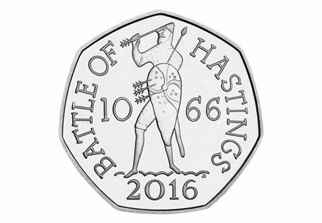 To commemorate the 950th anniversary of the Battle of Hastings, a 50p coin was issued. 