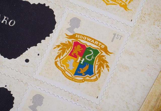 Harry Potter Heat Sensitive Stamps Hogwarts
