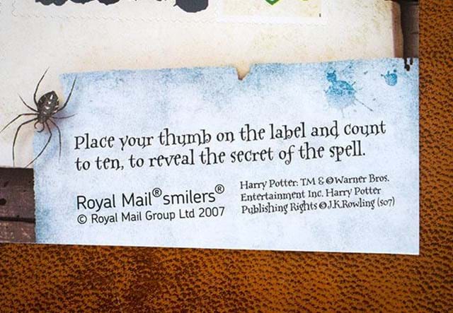 Harry Potter Heat Sensitive Stamps Instructions
