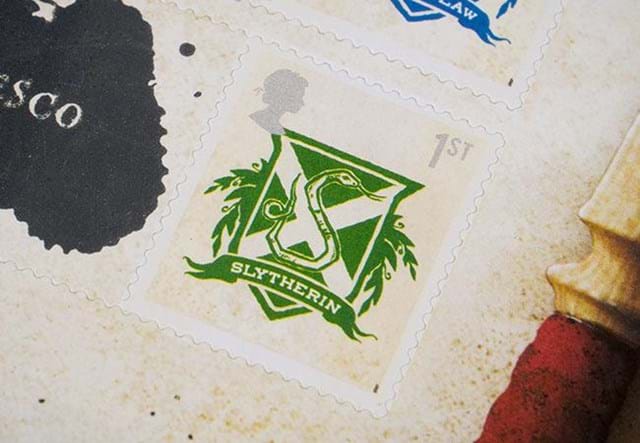 Harry Potter Heat Sensitive Stamps Slytherin