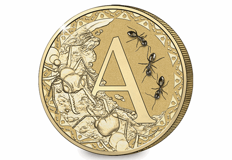 Letter A in the ABC of Australia Wildlife Coin Series. Struck to an uncirculated finish in Aluminium Bronze.