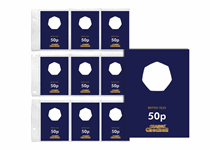1 Change Checker PVC page and 9 Premium Protective Collecting cards for British Isles 50ps. A great way to present/protect your coins for a lifetime. Collection page fits in a Change Checker Album.
