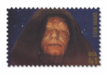 Star Wars Stamp Sheet Emperor Palpatine