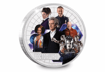 Doctor Who Season 10 Silver Coin Reverse