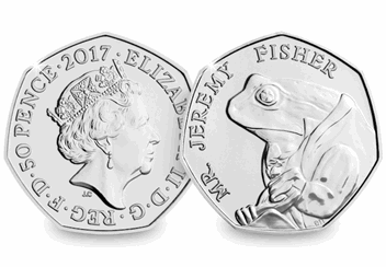 Beatrix Potter 2017 50p coin set Jeremy