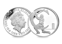 This Silver 10p has been struck by The Royal Mint to celebrate Great Britain. It features the letter 'C' and represents Cricket. This 10p comes presented in an acrylic block.