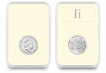 UK 'I' Uncirculated 10p in Encapsulated Slab Obverse and Reverse