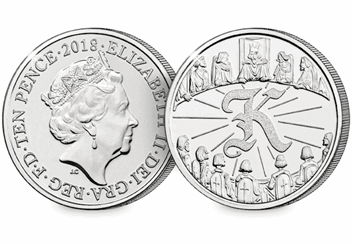 UK 'K' Uncirculated 10p Obverse and Reverse