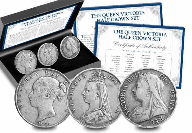 Queen Victoria Half Crown set product images main