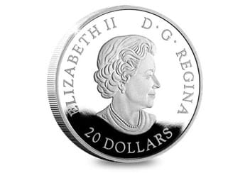 Canada 2018 Queens Maple Brooch 1Oz Silver Proof Coin Obverse