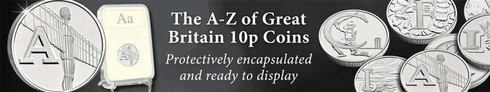 10p A-Z encapsulated large hp banner