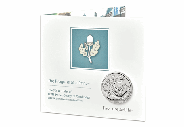 UK 2018 5th Birthday of Prince George BU Pack Front