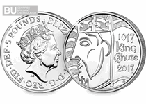 To celebrate the 1000th anniversary of the coronation of King Canute, hailed the 'first king of all England', a brand new £5 coin has been issued by The Royal Mint.