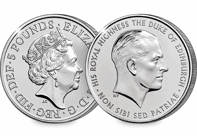 Change Checker 5 Pound Coin Image Prince Philip 1