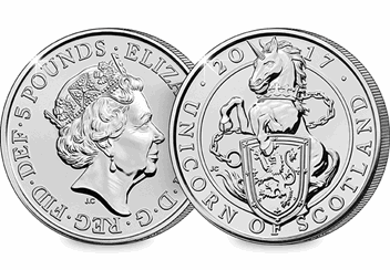 Change Checker 5 Pound Coin Image Unicorn Of Scotland 1