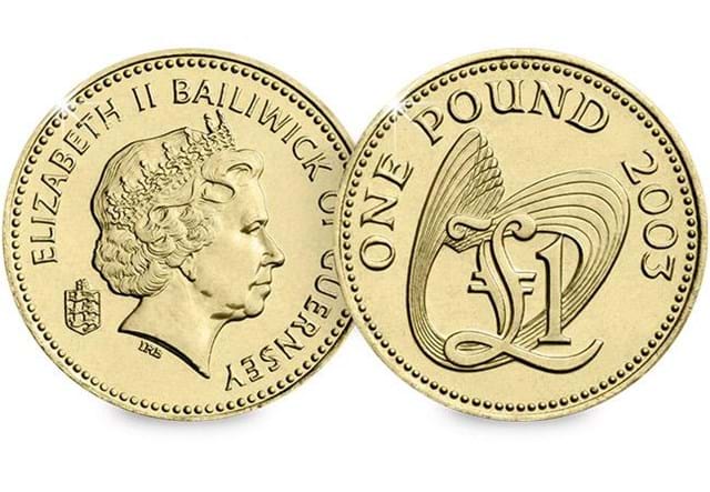 Guernsey-2003-CuNi-One-Pound-Coin-Obverse-Reverse