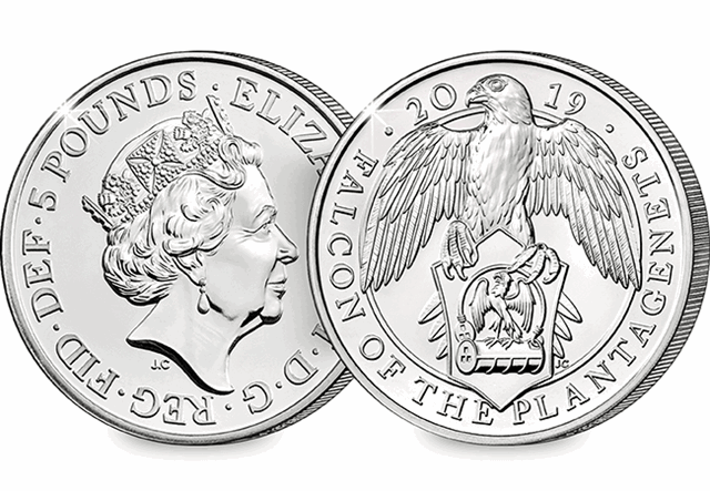 2018 Falcon Of The Plantagenets Certified Bu Product Page Obverse Reverse 1