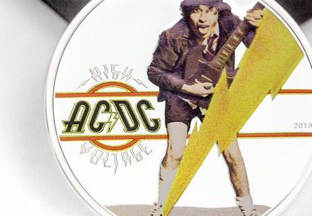 2018 Acdc High Voltage 1 2Oz Silver Proof Coin Reverse Close Up