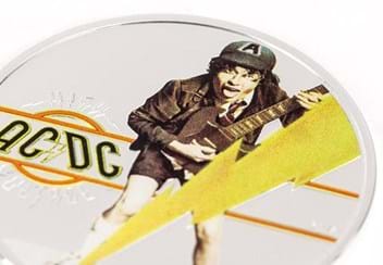 2018 Acdc High Voltage 1 2Oz Silver Proof Coin Reverse Close Up2