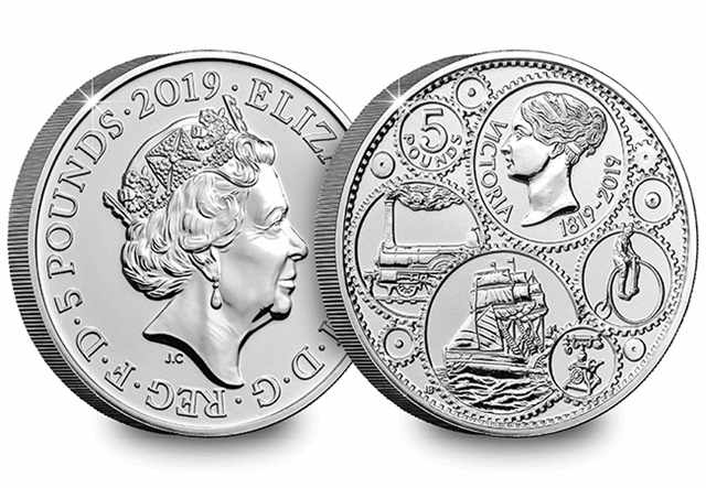 At 2019 Certified Bu Victoria 5 Pound Coin Product Images Obverse Reverse