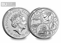 This £5 was issued in 2019 to celebrate the 200th Anniversary of the birth of Queen Victoria and is struck to a Brilliant Uncirculated quality. 