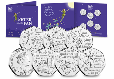The Official Peter Pan 50p Set