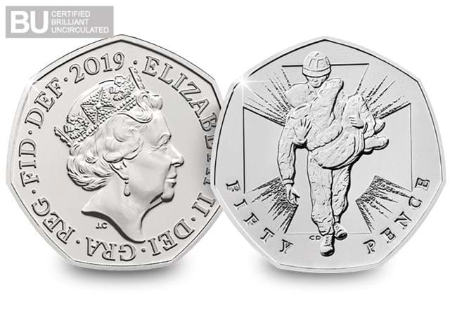 2019 VC Winners Soldier 50p Obverse and Reverse