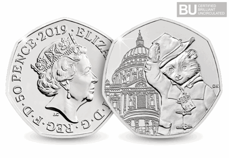 This is the fourth Paddington™  Bear 50p issued by The Royal Mint to celebrate the iconic 60th anniversary of the British Bear. This 50p is certified as superior Brilliant Uncirculated quality