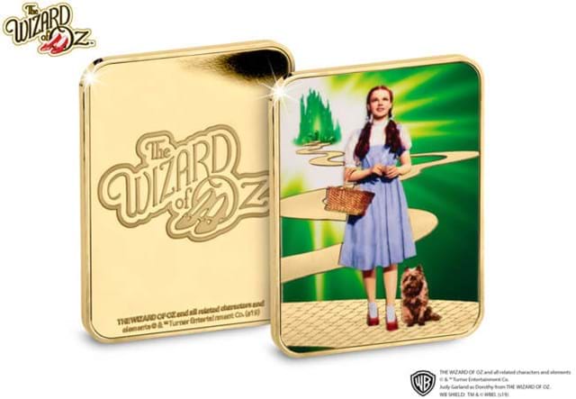 The Wizard of Oz Collector Ingot Reverse and Obverse