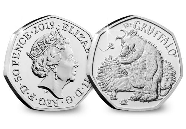 The Gruffalo & Mouse 50p Obverse and Reverse