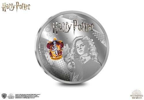 Official Hermione Granger Silver-Plated Coin Reverse