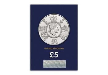 2020 George III £5 Certified BU Coin in Change Checker Packaging Reverse