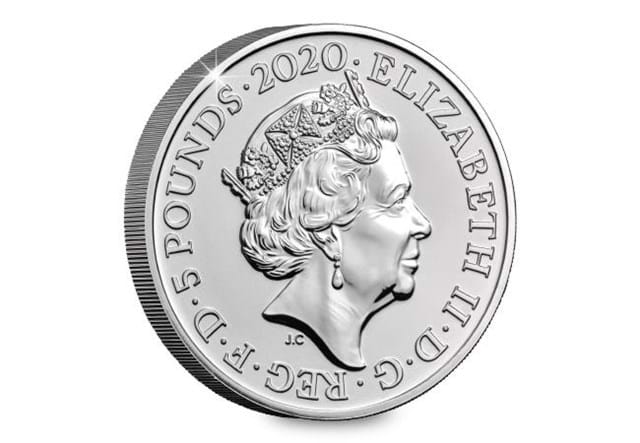 UK 2020 Queen £5 BU Obverse