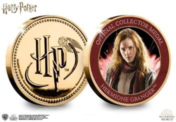 The Official Hermione Granger Medal Obverse and Reverse