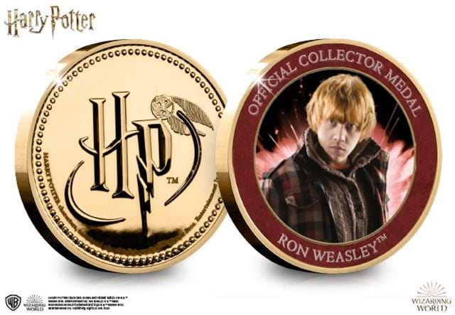 The Official Ron Weasley Medal Obverse and Reverse