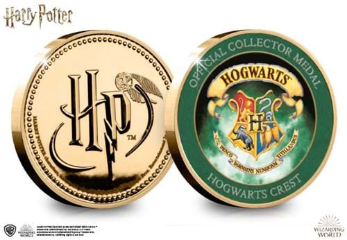 Official Hogwarts Medal Obverse and Reverse