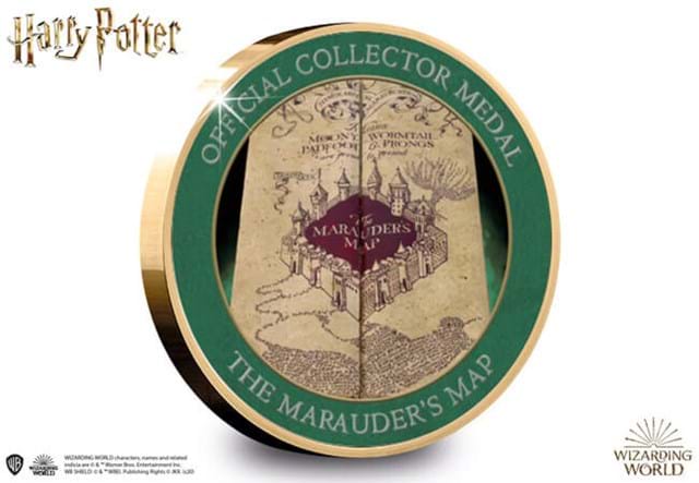 The Official Marauder's Map Medal Reverse