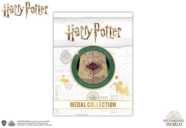 The Official Marauder's Map Medal front of pack
