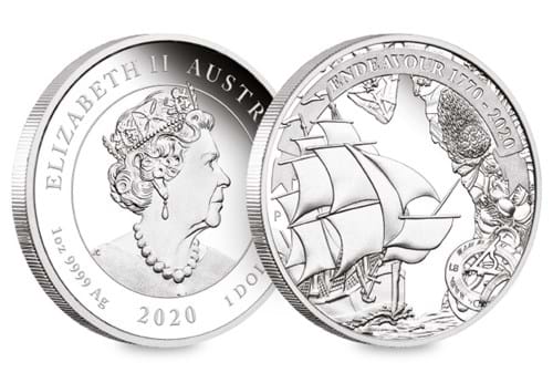 2020 Endeavour 1oz Silver-Proof Coin both sides