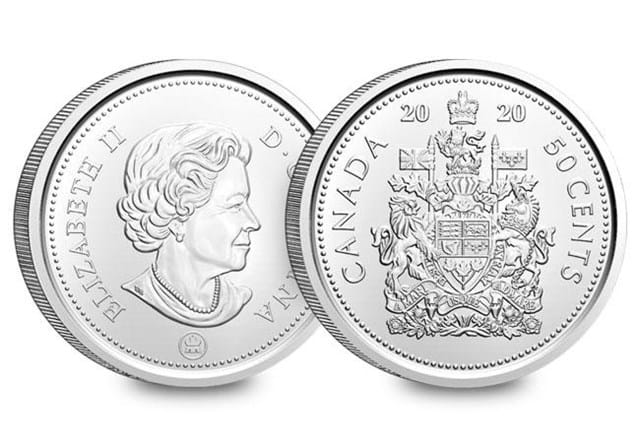 2020 Canada Royal Arms 50 Cent Roll both sides